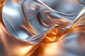 silver spoon on white background