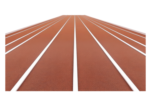 Athletic running track.