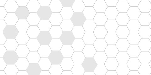Fototapeta premium simple hexagonal elements. Honeycomb patterned wood panels in hexagonal shape background. Abstract background consisting of hexagonal shapes with vanishing effect and transparency. Vector illustration