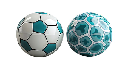 Naklejka premium soccer ball isolated on white