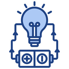 Electrical Blue Icon