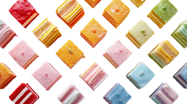 set of different textures