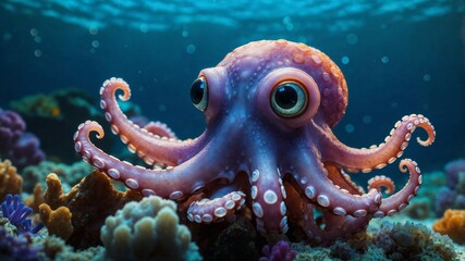 octopus in aquarium