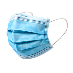 Medical mask in flat design
