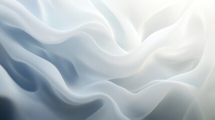 Fototapeta premium Soft Flowing Fabric Texture in Light Tones and Subtle Movement