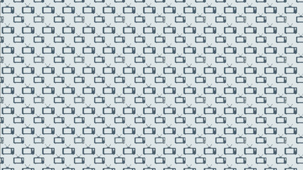 テレビのイラストパターン、レトロなデザイン