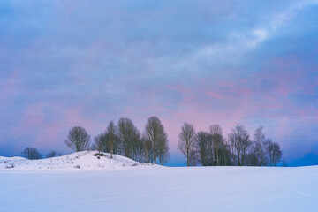 Photography from the cultural landscape of Toten, Norway, a day in February 2025.