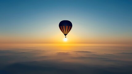 Obraz premium hot air balloon in the sky 