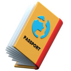 3D Passport Icon