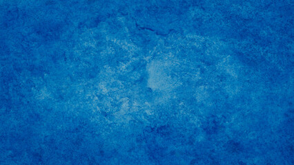 Blue azure turquoise abstract hand painted watercolor background on textured paper for textured backgrounds templates and web banner designs