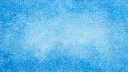 Blue azure turquoise abstract hand painted watercolor background on textured paper for textured backgrounds templates and web banner designs