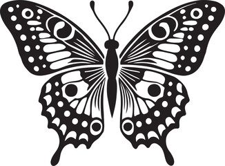 A black butterfly with smoke-like wings and a trail of smoke behind i