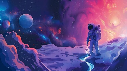 Obraz premium Astronaut cosmonaut