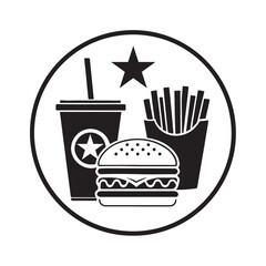 fast food flat icon