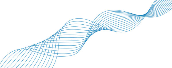 Abstract blue wave vector background