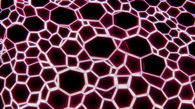 Abstract It is a fantastic festive abstract background,Artificial intelligence abstract shapes video 3d animation,Digital data splash of spherical point array  It is a fantastic festive abstract backg