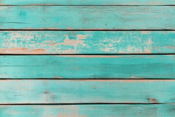 Vintage teal wood planks background