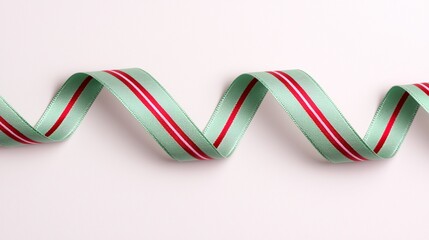 Festive ribbon arrangement studio product photography minimalist close-up holiday decor inspiration