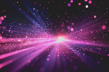 Naklejka premium Technology abstract background in color space with high resolution, representing digital innovation.