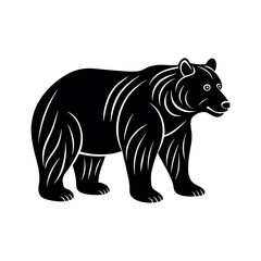 vector illustration of a bear