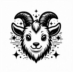 Obraz premium black and white mask