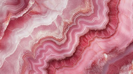 Abstract and artistic pink marble pattern featuring swirling pink shades- with hints of white and red for a luxurious and sophisticated design. © Natalie