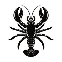 vector illustration of a crab