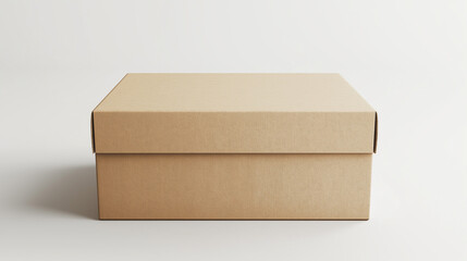 blank  product packaging paper cardboard box isolated on white background 