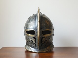 Fototapeta premium Helmet on Table