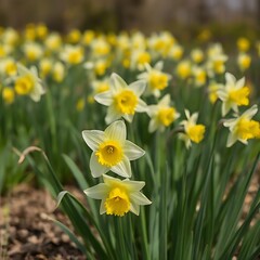 Obraz premium daffodils in spring