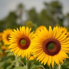 Obraz premium sunflower in the field