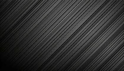 Obraz premium black metal abstract background diagonal embossed stripes illustration
