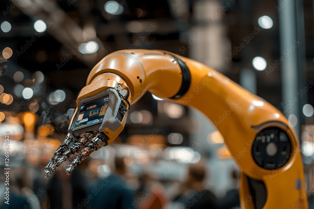 Poster automated electronic circuit board assembly is a key aspect of the smart factory 4.0 concept