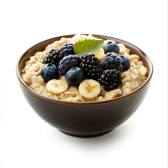 bowl of muesli with berries