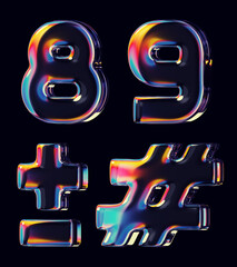 render, 3d, font, lettering, type, typeface, letters, text, abc, alphabet, glass, shape, transparent, design, isolated, illustration, symbol, sign, graphic, set, element, abstract, concept, modern, fu