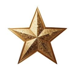 Fototapeta premium Realistic star isolated