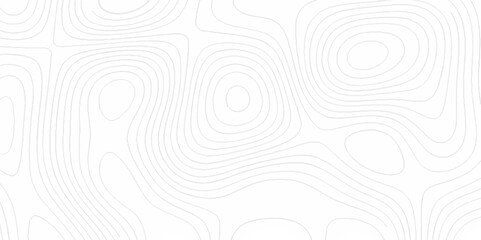 Abstract topographic contours map with geometric curved lines and shapes, topography topology vector black and white abstract background, Modern design of line geometric background with topography.