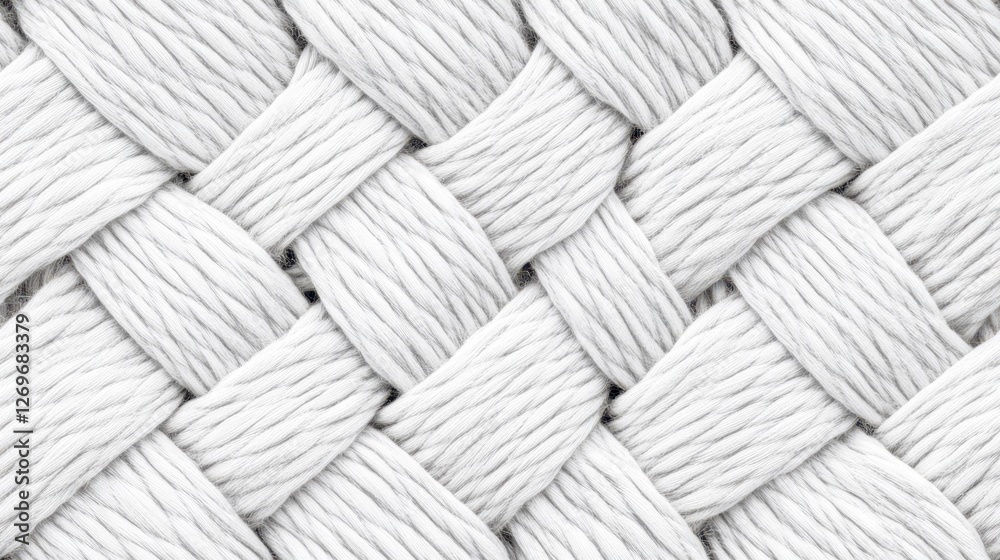 Wall mural woven texture: a close-up image features a neatly woven textile, the intricate pattern and texture c