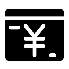 Obraz premium B-end shopping guide application black coloured icon pack