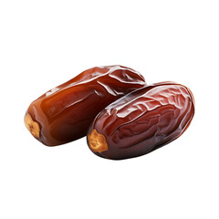 Delicious Dates Fruit for Ramadan white and transparent background