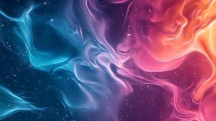 Fototapeta premium Luxury Abstract Purple Liquid Swirl with Soft Reflection Background 