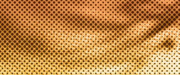 abstract yellow and orange background with halftone