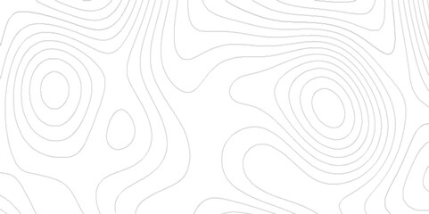 Topography and geography map grid abstract geometric lines background, Topographic contour map with geographic concept, topography topology vector black and white abstract background.