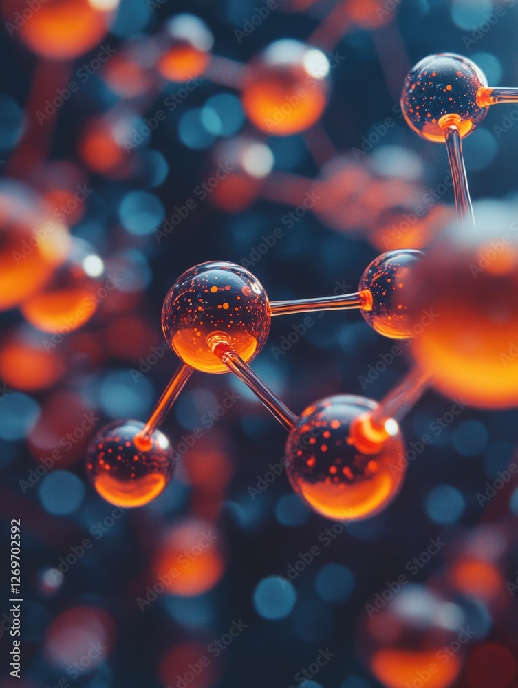 Wall mural close-up of spherical objects
