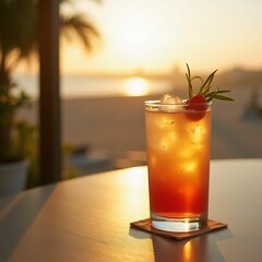 cocktail on the beach