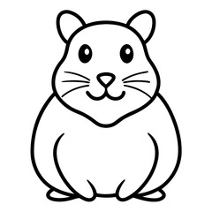 Obraz premium vector illustration of cartoon squirrel