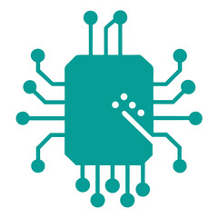 abstract robot vector illustration