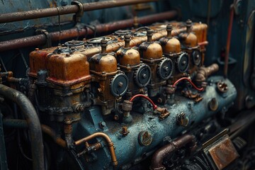 A fragment of the engine