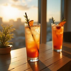 cocktail on the beach