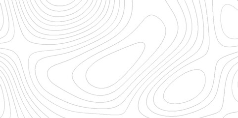 Abstract topographic contours map with geometric curved lines and shapes, topography topology vector black and white abstract background, Modern design of line geometric background with topography.